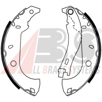 Photo Brake Shoe Set A.B.S. 8832