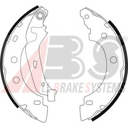 Photo Brake Pad Set, disc brake A.B.S. 9031