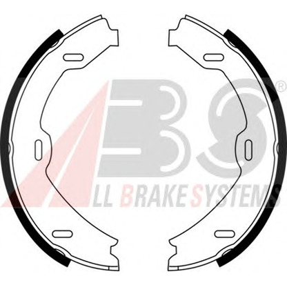Photo Brake Pad Set, disc brake A.B.S. 9140