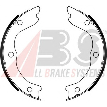 Photo Brake Pad Set, disc brake A.B.S. 9179