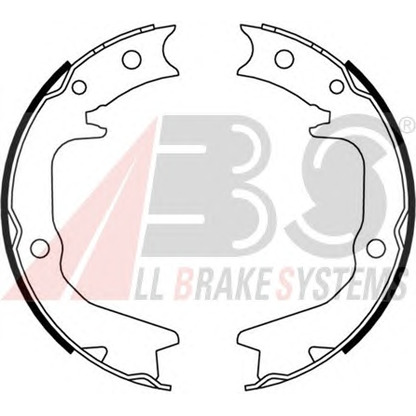 Photo Brake Shoe Set, parking brake A.B.S. 9181