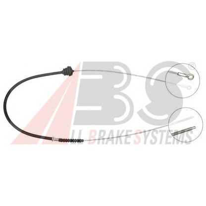 Photo Cable, parking brake A.B.S. K10801