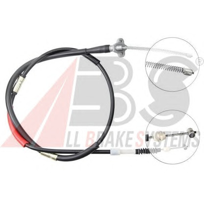 Foto Cable de accionamiento, freno de estacionamiento A.B.S. K12718