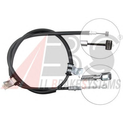 Foto Cable de accionamiento, freno de estacionamiento A.B.S. K17037