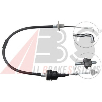 Foto Cable de accionamiento, accionamiento del embrague A.B.S. K22960