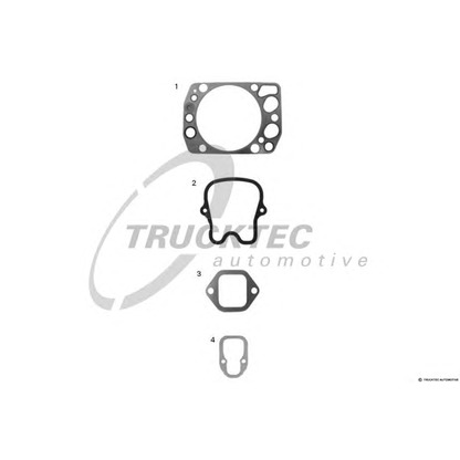 Foto Juego de juntas, culata TRUCKTEC AUTOMOTIVE 0110015