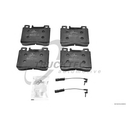 Photo Kit de plaquettes de frein, frein à disque TRUCKTEC AUTOMOTIVE 0235152