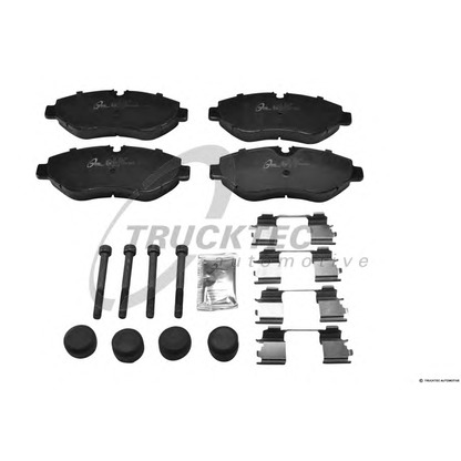 Photo Kit de plaquettes de frein, frein à disque TRUCKTEC AUTOMOTIVE 0235196