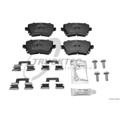 Photo Brake Pad Set, disc brake TRUCKTEC AUTOMOTIVE 0735138