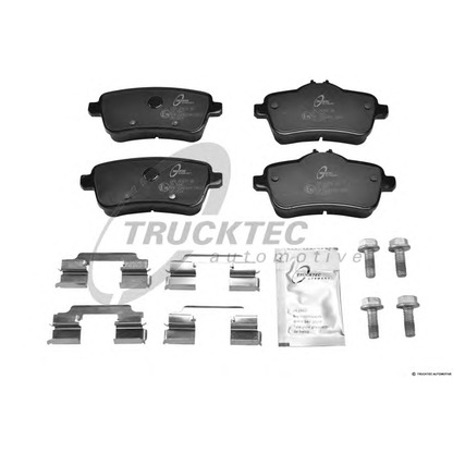 Foto Bremsbelagsatz, Scheibenbremse TRUCKTEC AUTOMOTIVE 0235437