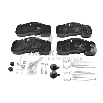 Photo Brake Pad Set, disc brake TRUCKTEC AUTOMOTIVE 9035010