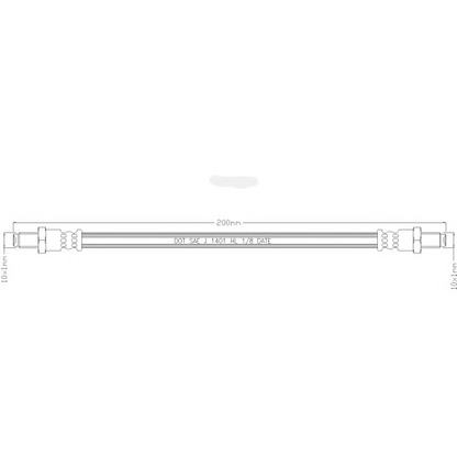 Foto Flessibile del freno REMKAFLEX 1507