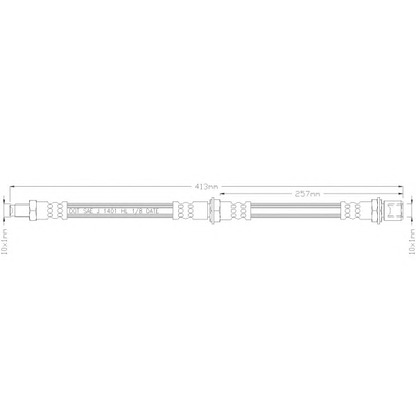 Foto Tubo flexible de frenos REMKAFLEX 2210