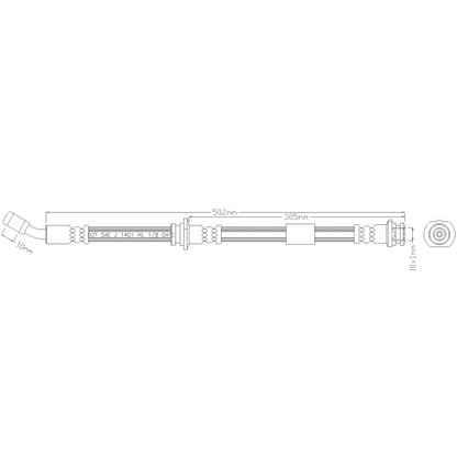 Photo Brake Hose REMKAFLEX 2971