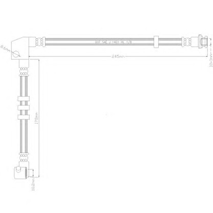 Photo Brake Hose REMKAFLEX 2975