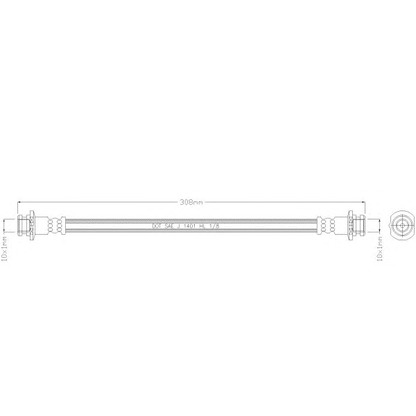 Photo Brake Hose REMKAFLEX 2976