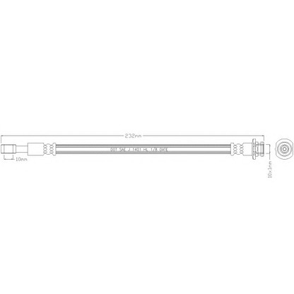 Photo Brake Hose REMKAFLEX 2988