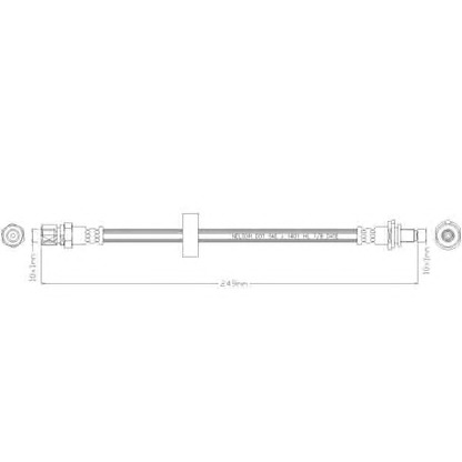 Foto Flessibile del freno REMKAFLEX 3040