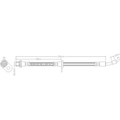 Photo Brake Hose REMKAFLEX 3106