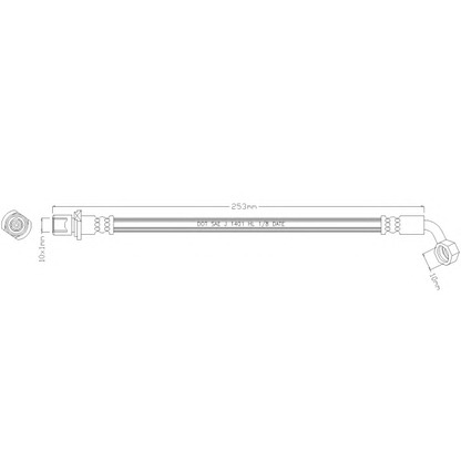 Photo Brake Hose REMKAFLEX 3135