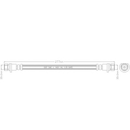 Photo Brake Hose REMKAFLEX 3515