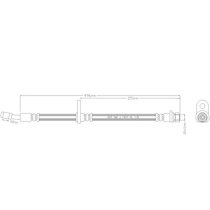 Photo Brake Hose REMKAFLEX 3535