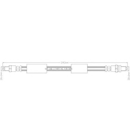 Foto Tubo flexible de frenos REMKAFLEX 3720