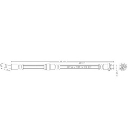 Photo Brake Hose REMKAFLEX 3769