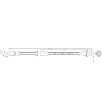 Photo Brake Hose REMKAFLEX 3770