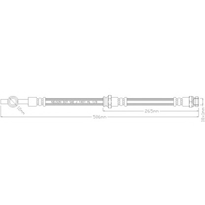 Photo Brake Hose REMKAFLEX 3794