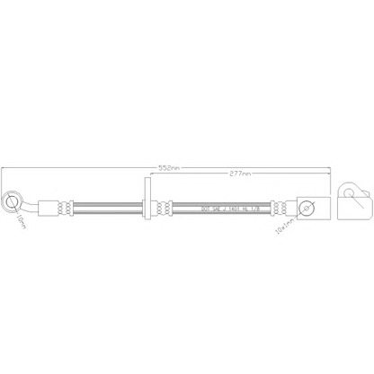 Foto Tubo flexible de frenos REMKAFLEX 4720