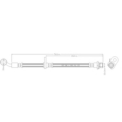 Photo Brake Hose REMKAFLEX 4742