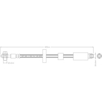 Foto Flessibile del freno REMKAFLEX 4901