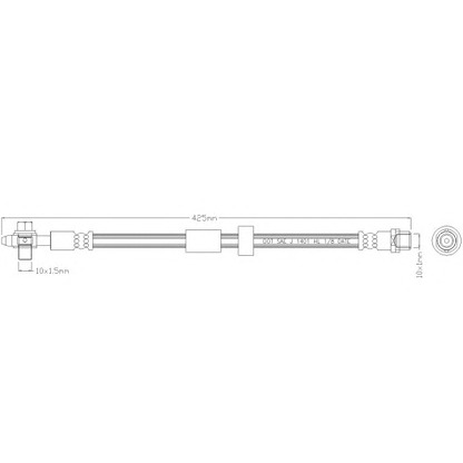 Foto Tubo flexible de frenos REMKAFLEX 4978