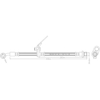 Foto Tubo flexible de frenos REMKAFLEX 5216