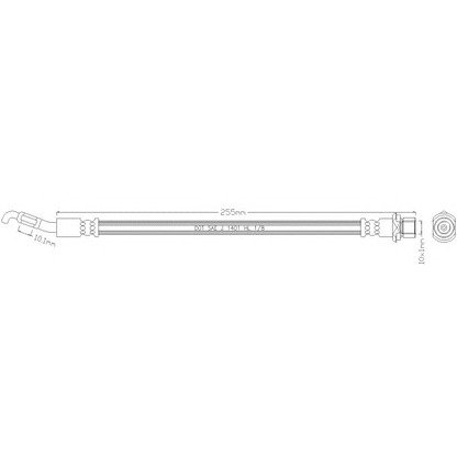 Photo Brake Hose REMKAFLEX 5228