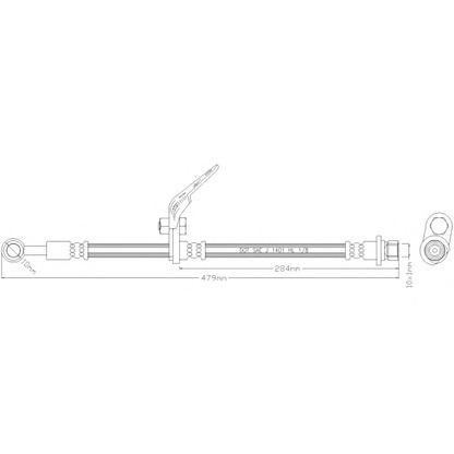 Photo Brake Hose REMKAFLEX 5238