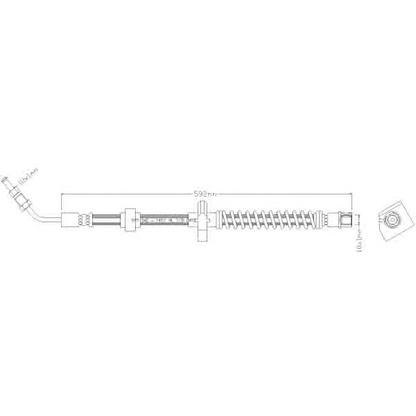 Foto Tubo flexible de frenos REMKAFLEX 5333