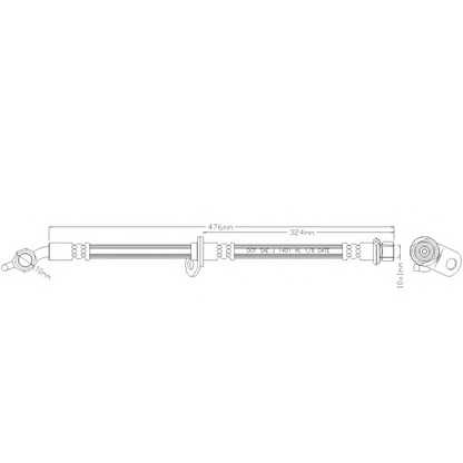 Photo Brake Hose REMKAFLEX 5618