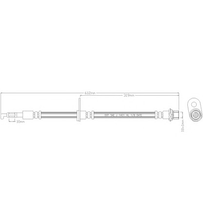 Foto Tubo flexible de frenos REMKAFLEX 5646