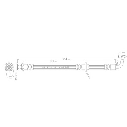 Photo Brake Hose REMKAFLEX 5675