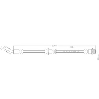 Photo Brake Hose REMKAFLEX 6019