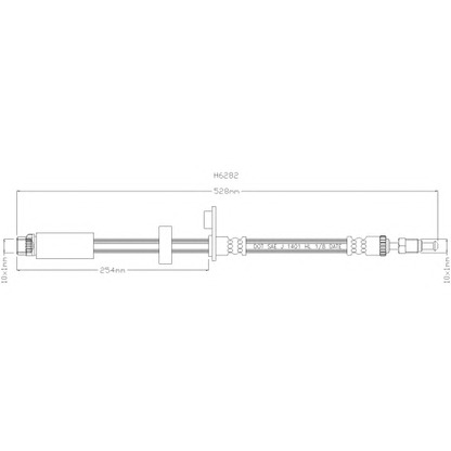 Photo Brake Hose REMKAFLEX 6028