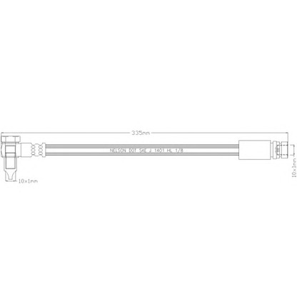 Foto Flessibile del freno REMKAFLEX 6196