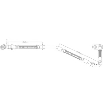 Photo Brake Hose REMKAFLEX 6691