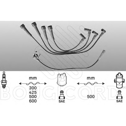 Photo Ignition Cable Kit BOUGICORD 2425