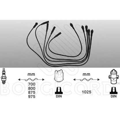 Photo Ignition Cable Kit BOUGICORD 2445