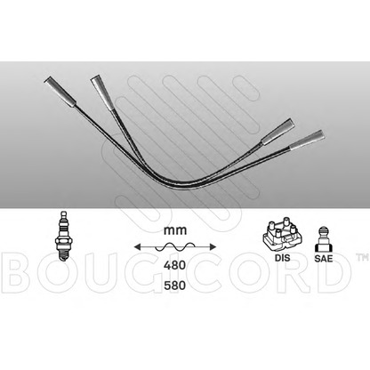 Photo Ignition Cable Kit BOUGICORD 3104