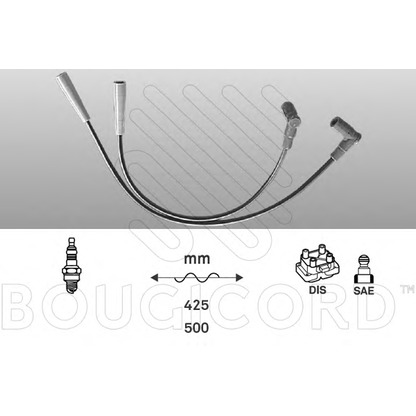 Фото Комплект проводов зажигания BOUGICORD 3140