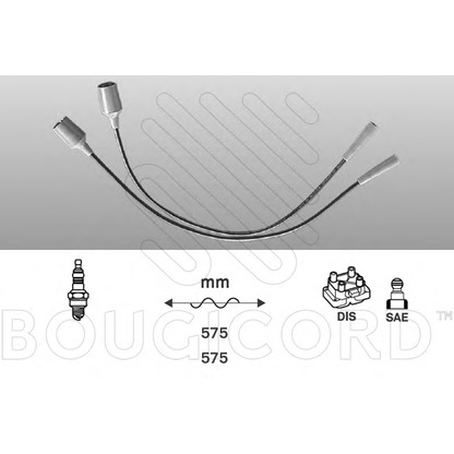 Photo Ignition Cable Kit BOUGICORD 3166